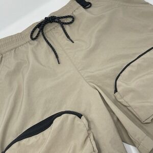 Pacsun Multi Cargo Shorts Mens Tan Cotton‎ Nylon Outdoor Hiking Running Medium